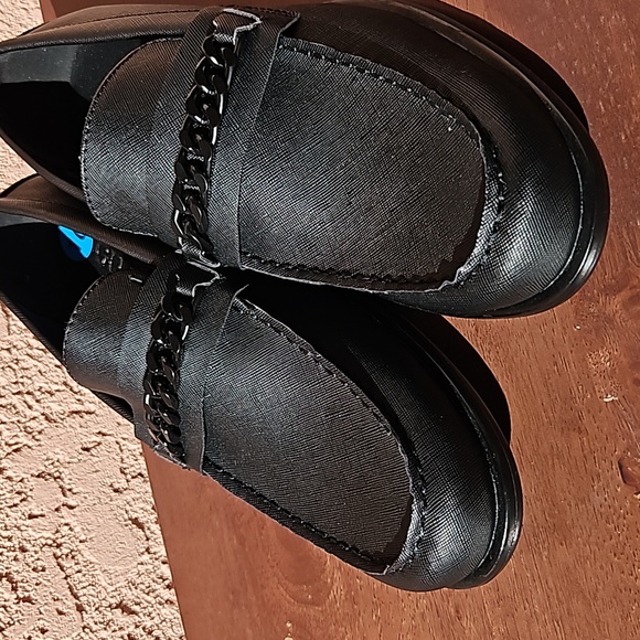 Guess black ciflin loafers dress shoes size 10 - Picture 6 of 13